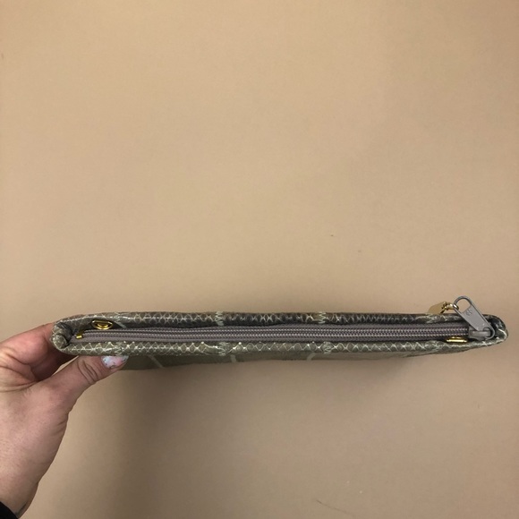 Vintage Giani Bernini Grey Snakeskin Purse Handbag - Picture 5 of 9